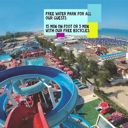 Hotel Giorg - Waterpark Included Rimini Dış mekan fotoğraf